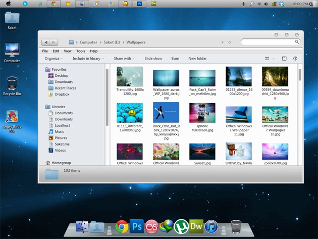 windows 7 theme for mac os x